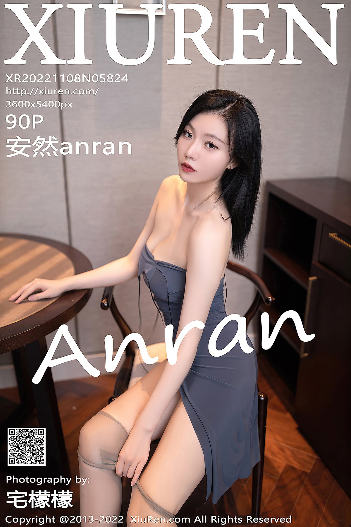 XiuRen秀人网 No.5824 AnRan-爱秀网