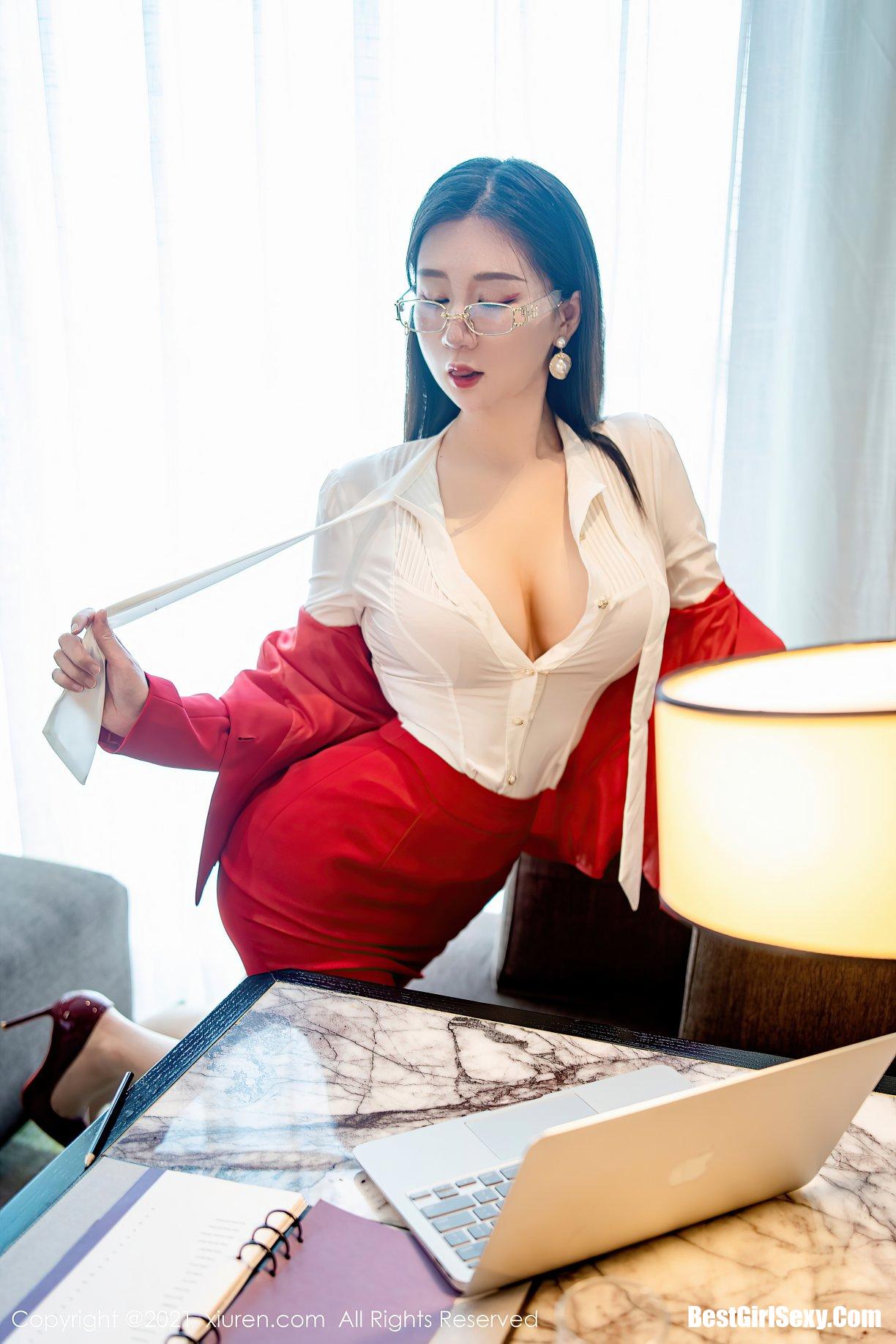 XiuRen秀人网 No.3954 Gu Qiao Nan Cora 24