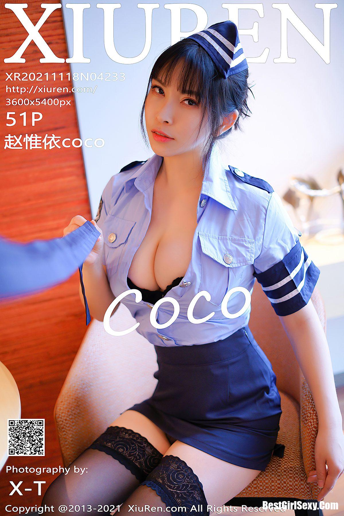 XiuRen秀人网 No.4233 Zhao Wei Yi Coco-爱秀网