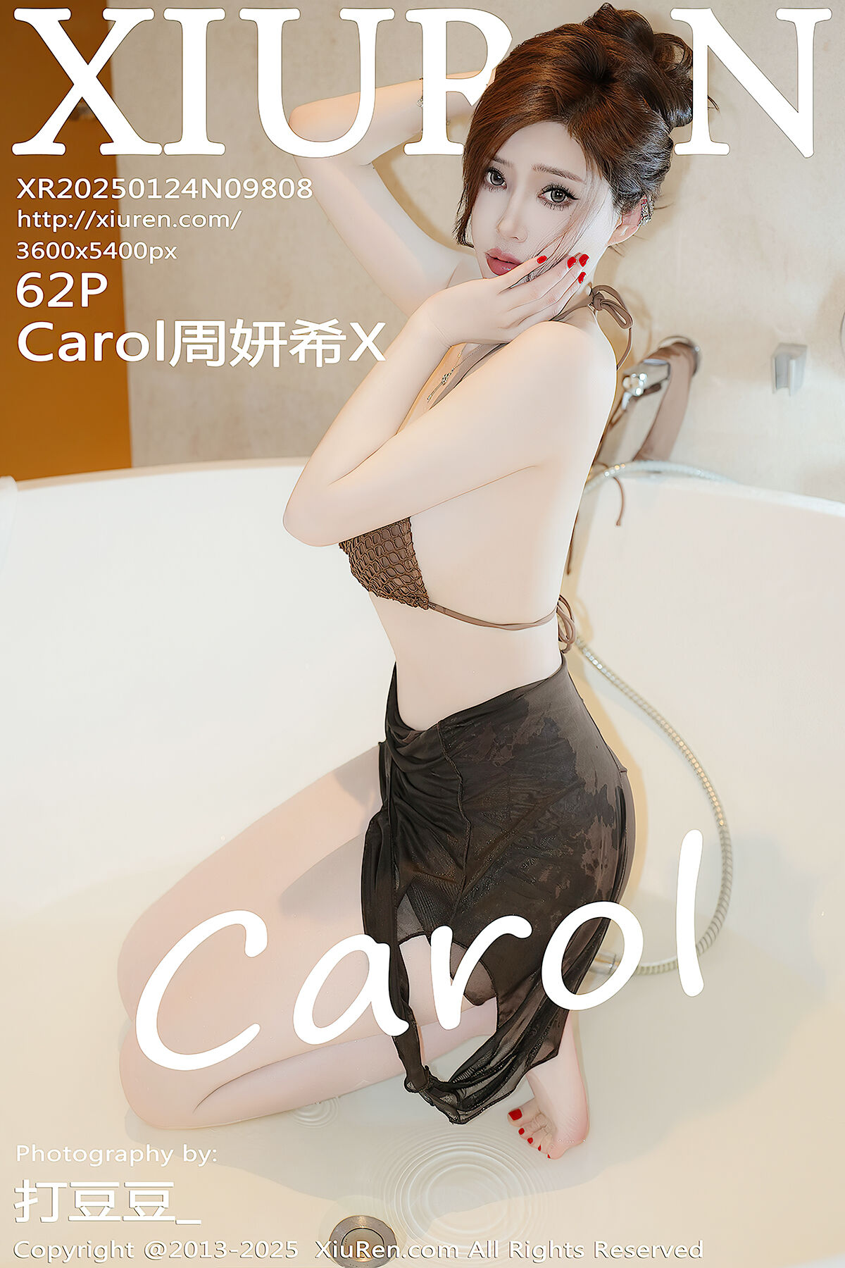 XiuRen秀人网 No.9808 Carol Zhou Yan Xi X-爱秀网