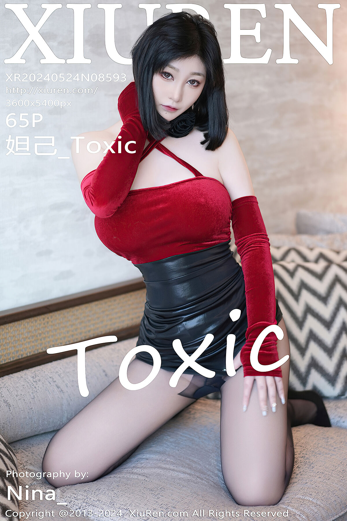 XiuRen秀人网 No.8593 Da Ji Toxic-爱秀网