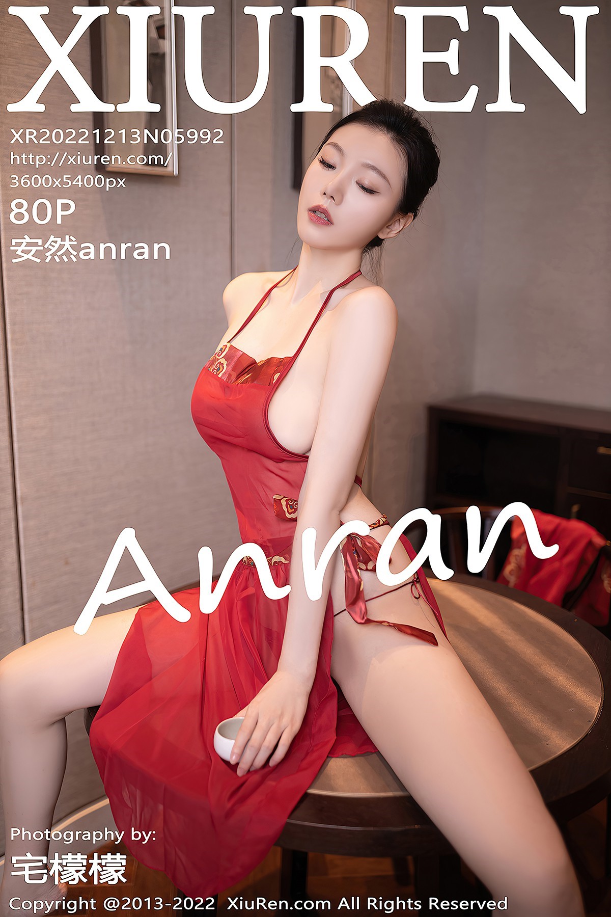XiuRen秀人网 No.5992 AnRan-爱秀网