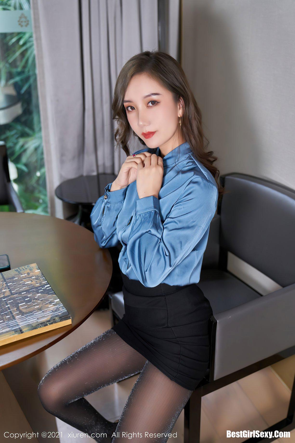 XiuRen秀人网 No.3957 Ai Jing Xiang 15