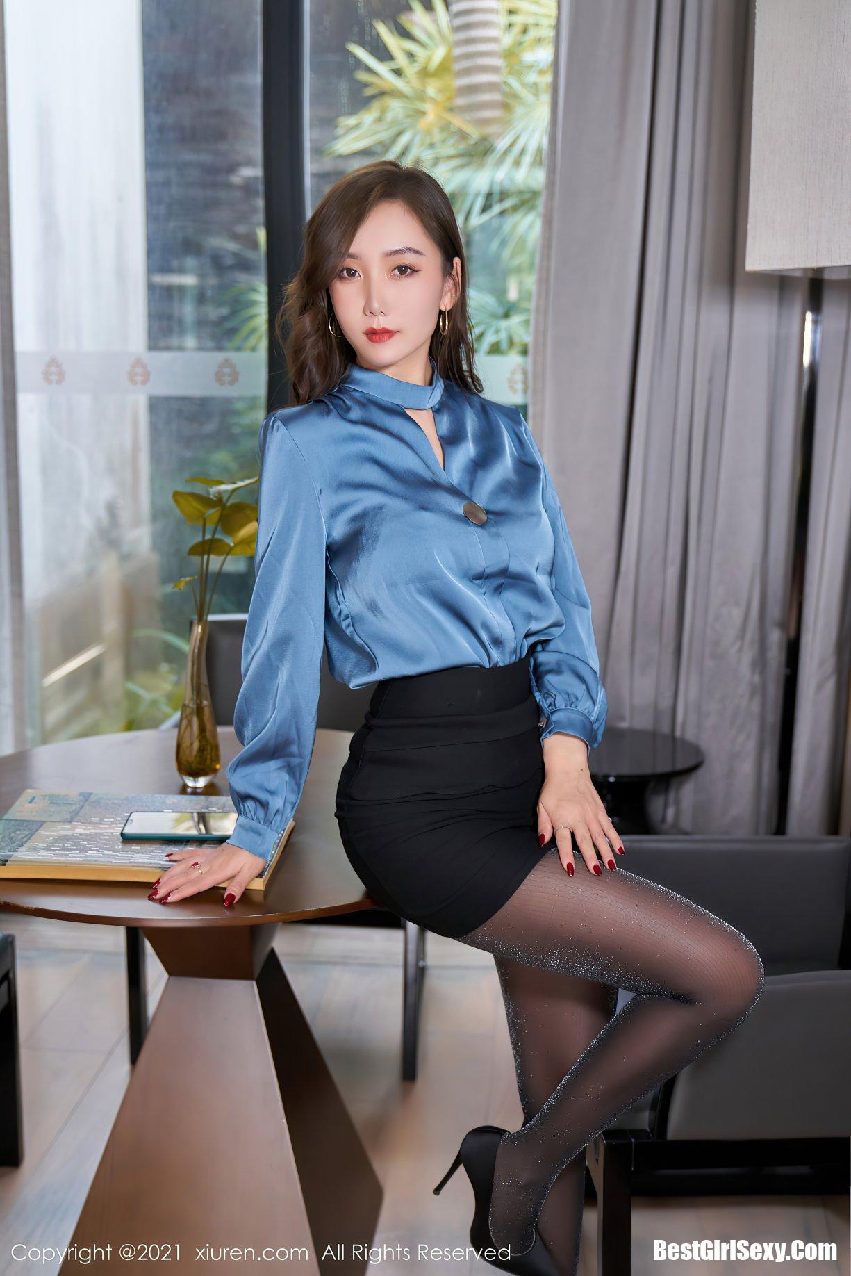 XiuRen秀人网 No.3957 Ai Jing Xiang 16