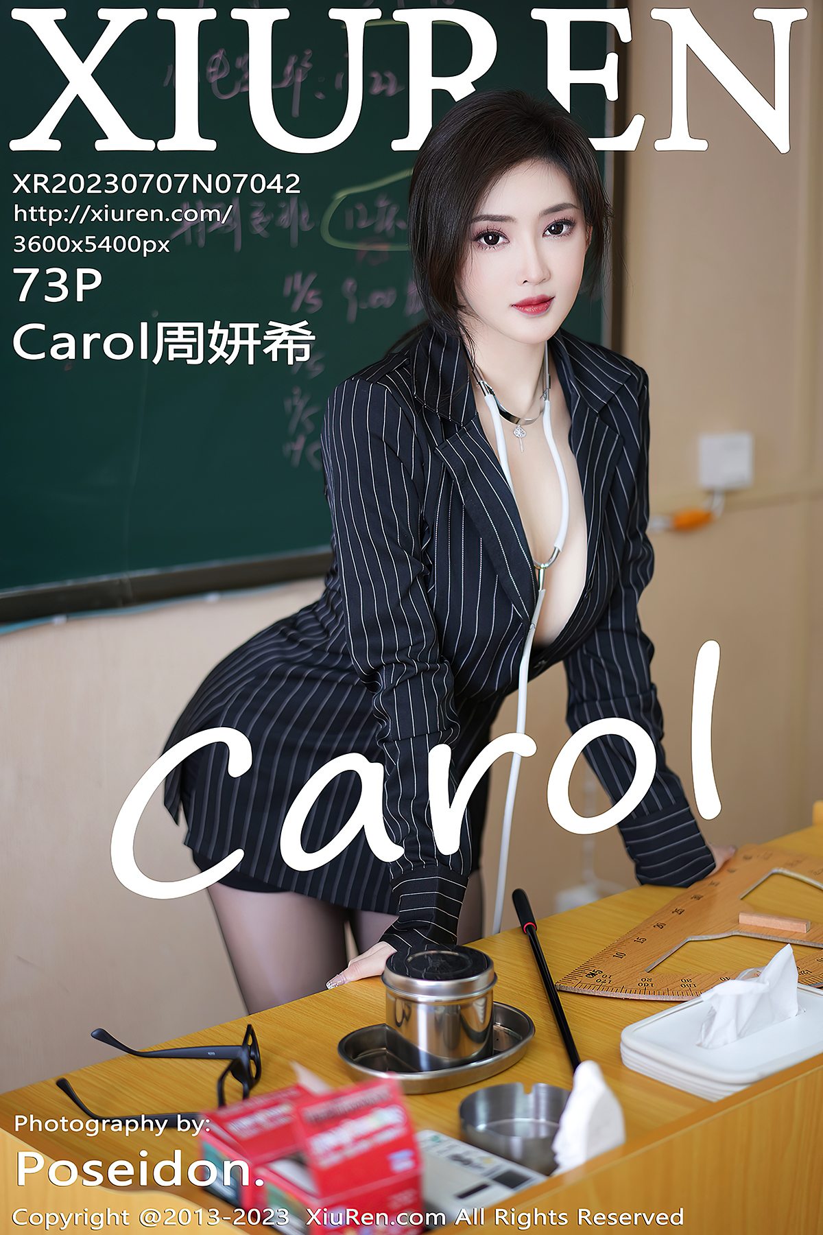 XiuRen秀人网 No.7042 Carol Zhou Yan Xi-爱秀网