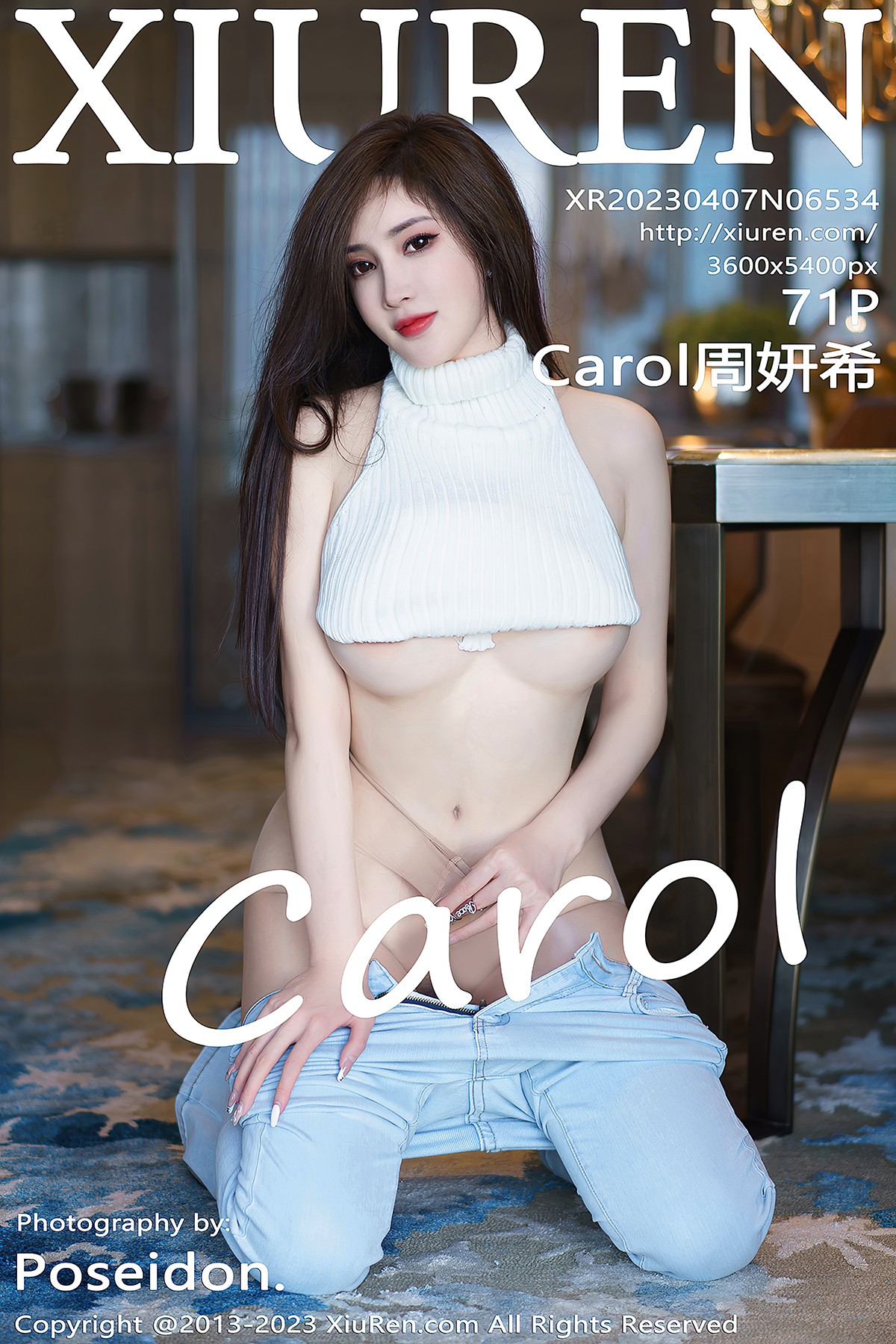 XiuRen秀人网 No.6534 Carol Zhou Yan Xi-爱秀网