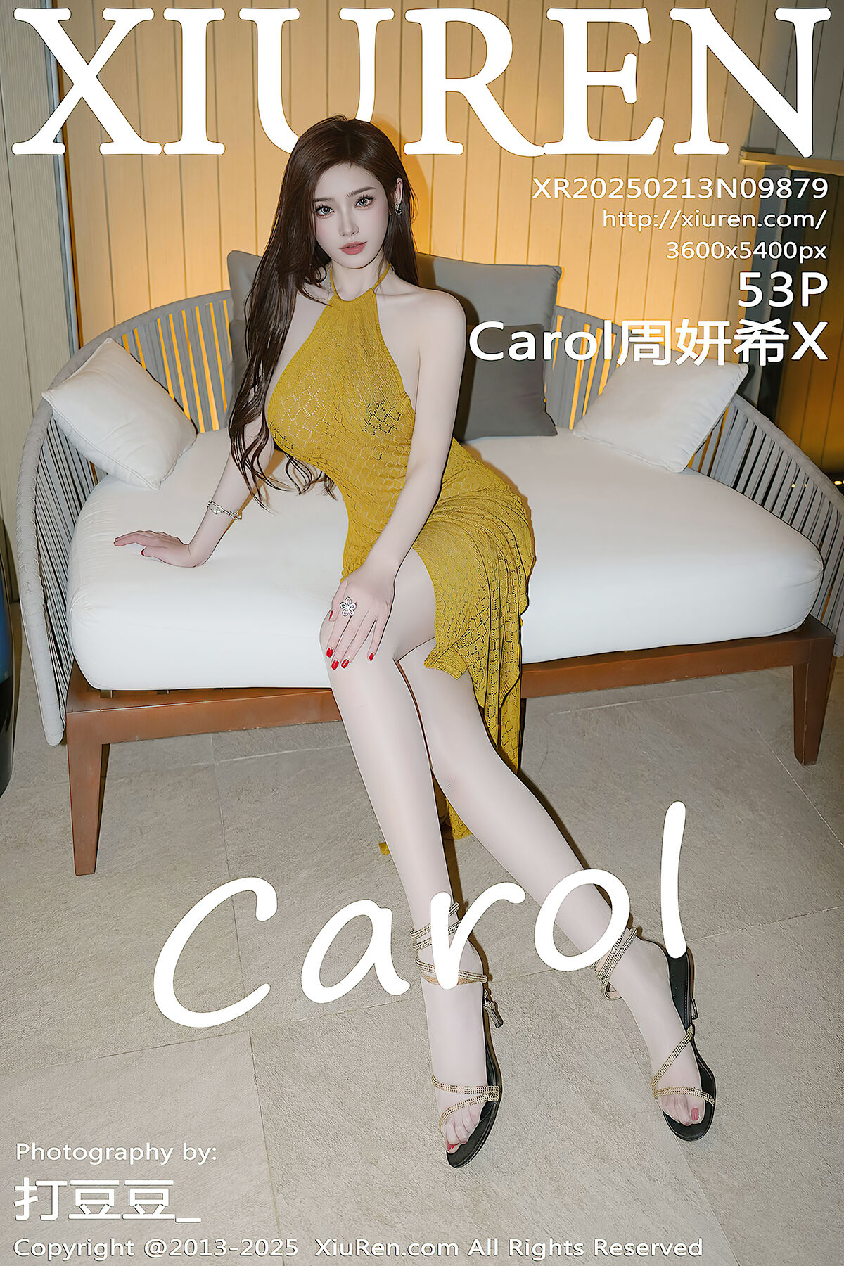 XiuRen秀人网 No.9879 Carol Zhou Yan Xi X-爱秀网
